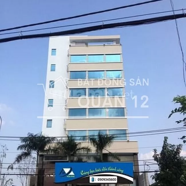 Toà nhà Quận 12 cho Thuê lâu dài - Dt khu đất; (14*26), xd: (14*24) 7