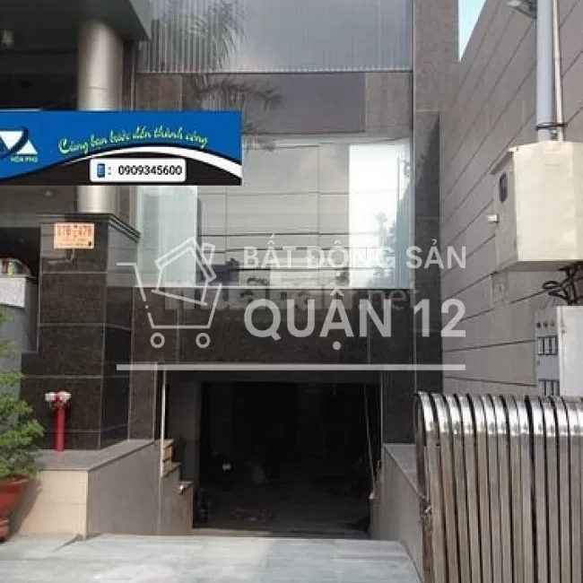 Toà nhà Quận 12 cho Thuê lâu dài - Dt khu đất; (14*26), xd: (14*24) 7