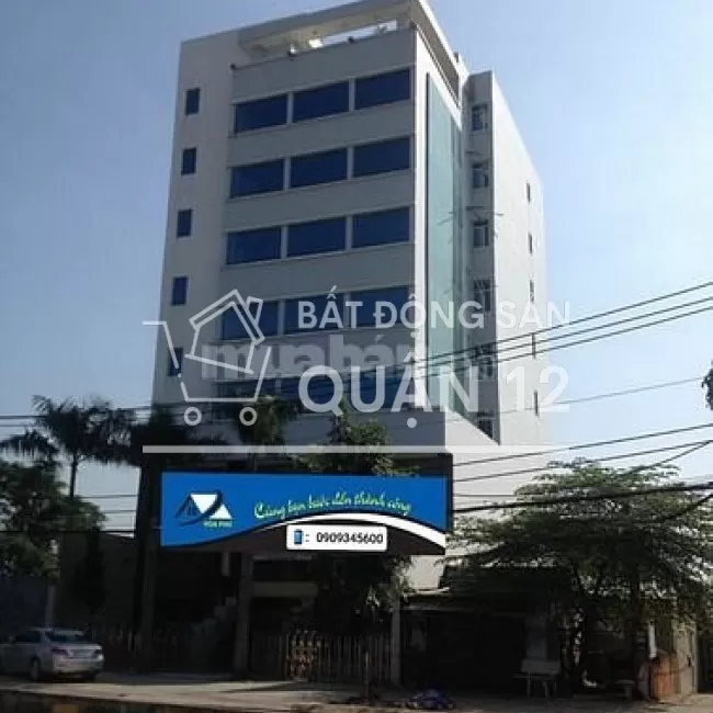 Toà nhà Quận 12 cho Thuê lâu dài - Dt khu đất; (14*26), xd: (14*24) 7