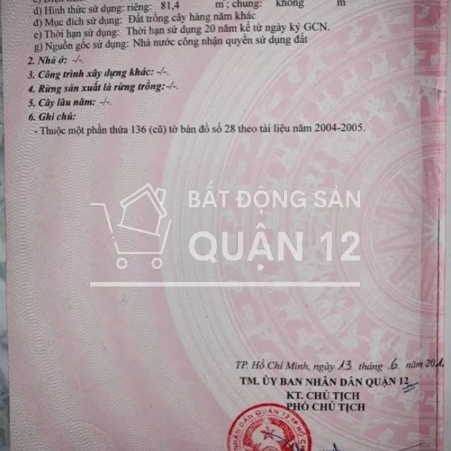 Đất quận 12 ngay ngã tư ga bán gấp