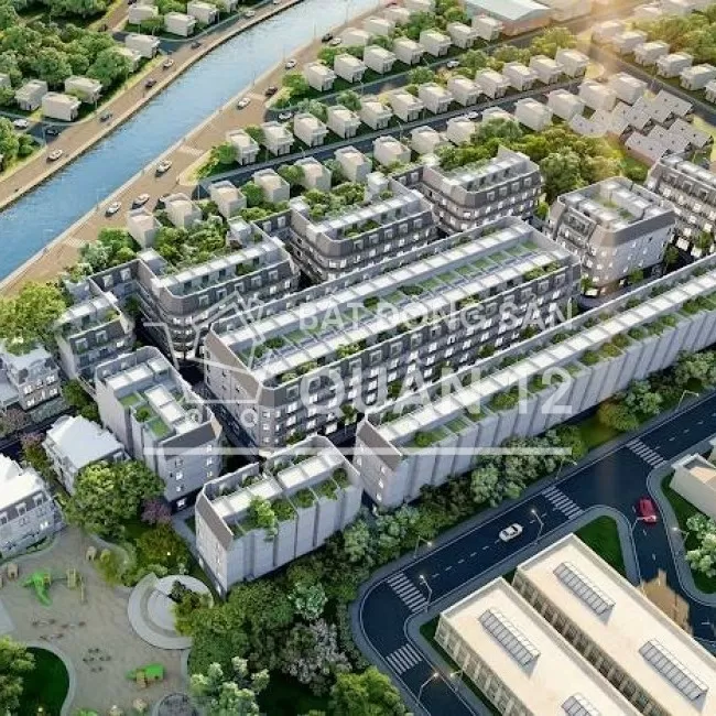 Khu Đô Thị Ven Sông Kiến Trúc Thiết Kế Âu Châu- Đường Hà Huy Giáp-Q.12