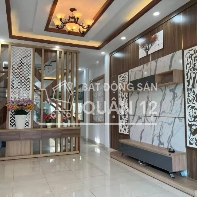 Nhà khu MT Thạnh Lộc ( Hà Huy Giáp ) - Quận 12 Diện tích : 4m x 22m