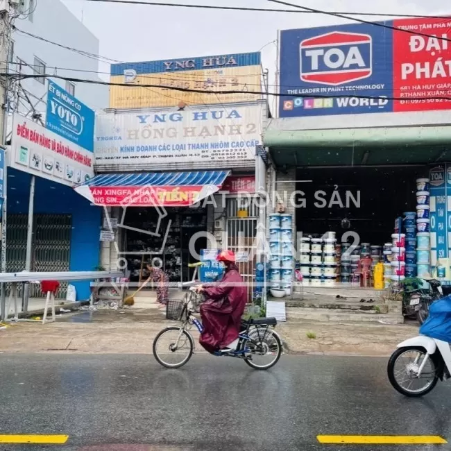 Nhà Mặt Tiền Hà Huy Giáp 5,05 x 40m đang cho thuê 20tr