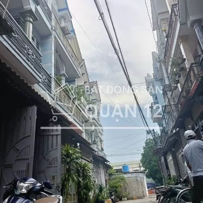 Q12.192. hxh 5m, khu phân lô đồng bộ, 4 tầng btct, nhỉnh 4 tỷ.
