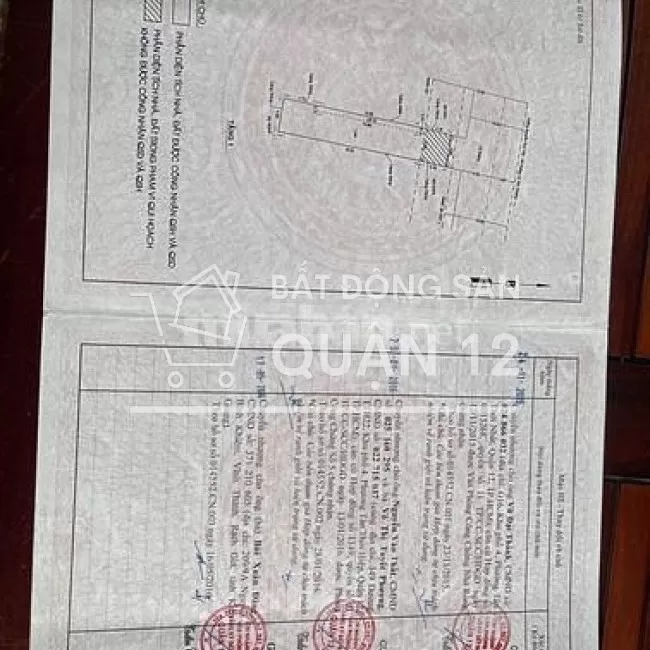 Cần bán căn nhà mặt tiền đường Nguyễn ảnh Thủ quận 12 TPHCM