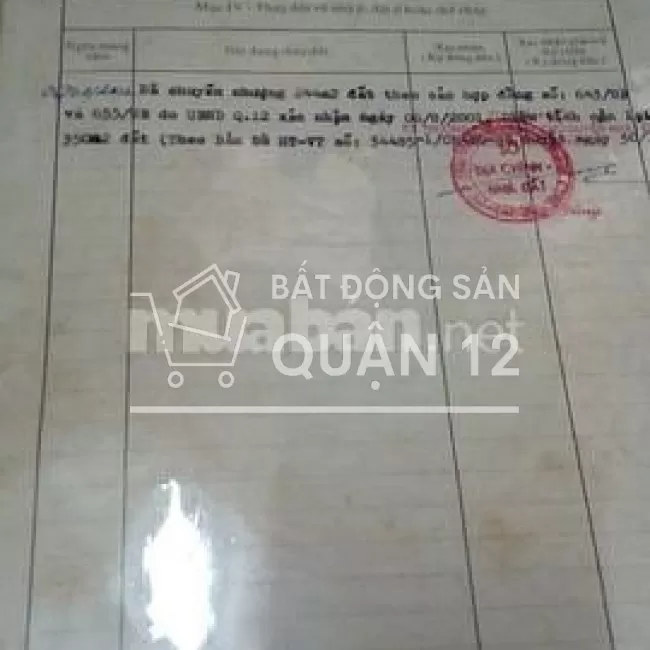 Cần bán căn nhà mặt bằng kinh doanh Nguyễn Thu quận 12 TPHCM