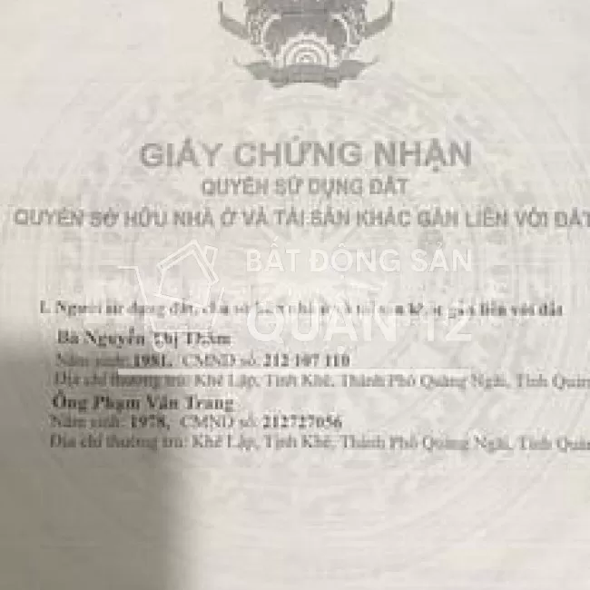 Bán nhà mặt tiền Nguyễn ảnh Thủ hai mặt góc vị trí đẹp q12