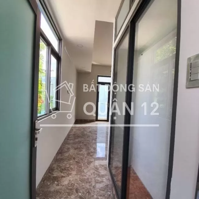 (Quận 12)bán gấp nhà đẹp 2mặt thoáng Nguyễn Văn Qúa 76m2 4tầng 5.8tỷ.