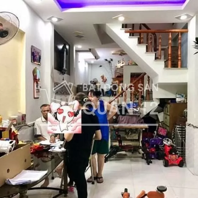 Nhà hẻm 4m Đ.Tân thới hiệp 21 Quận 12, 1 trệt 2 lầu, Giá: 3,650 Tỷ