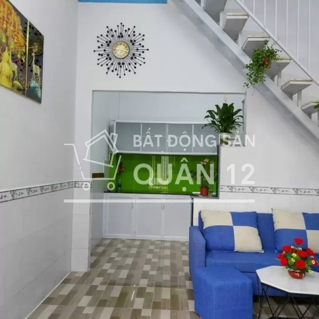 Nhà nhỏ sổ riêng TL16 vào 1 sẹc hẻm xe hơi,giáp gò vấp
