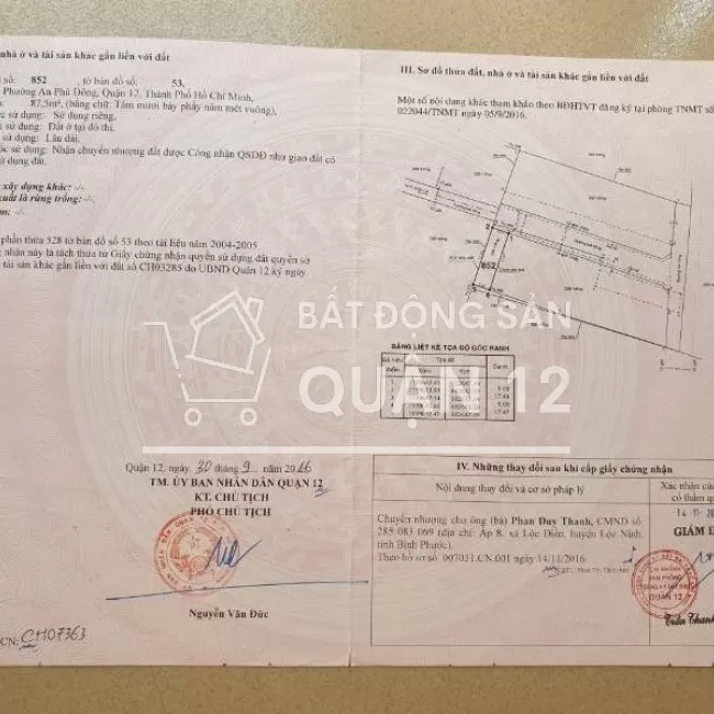 Bán đất có sẵn nhà trọ mới xây, giá rẻ nhất đường vườn lài, quận 12