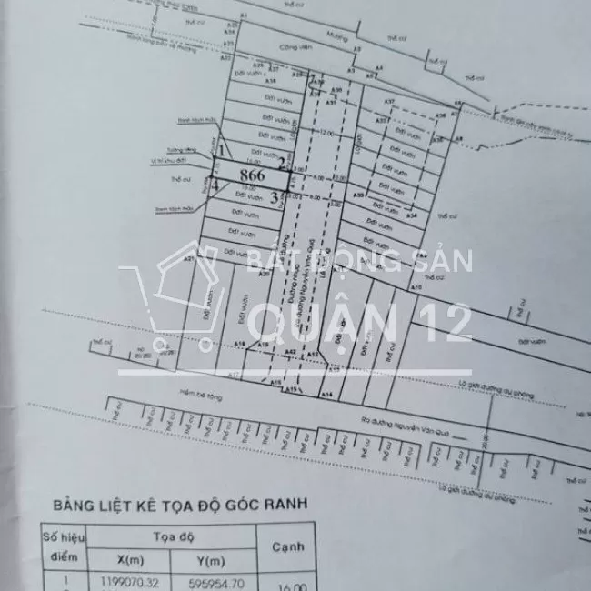 Đất đường Nguyễn văn quá phường đông Hưng thuận quận 12 cần bán gấp 