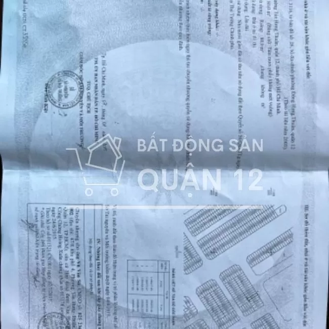 Bán lô đất sổ riêng mặt tiền đường 16m KDC An Sương