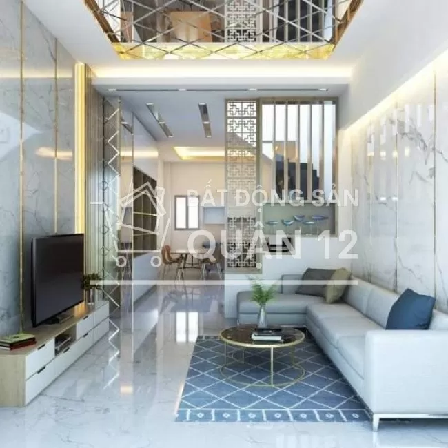 Nhà phố đẹp Bùi Văn Ngữ Quận 12, 4mx13m, 1 trệt 3 lầu, Giá: 4,860 Tỷ