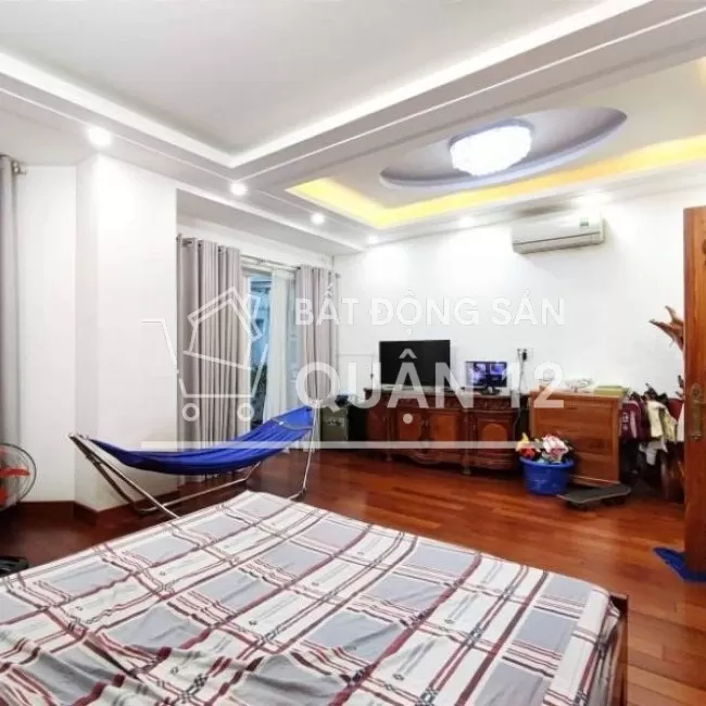 Bán nhà hẻm 1 sẹc - Ôtô quay đầu - Dương Thị Mười - TCH - Q12 - 4 Tầng