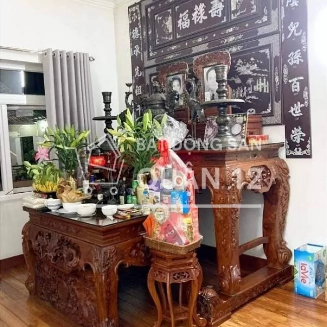 Bán nhà hẻm 1 sẹc - Ôtô quay đầu - Dương Thị Mười - TCH - Q12 - 4 Tầng