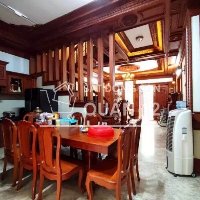 Bán nhà hẻm 1 sẹc - Ôtô quay đầu - Dương Thị Mười - TCH - Q12 - 4 Tầng
