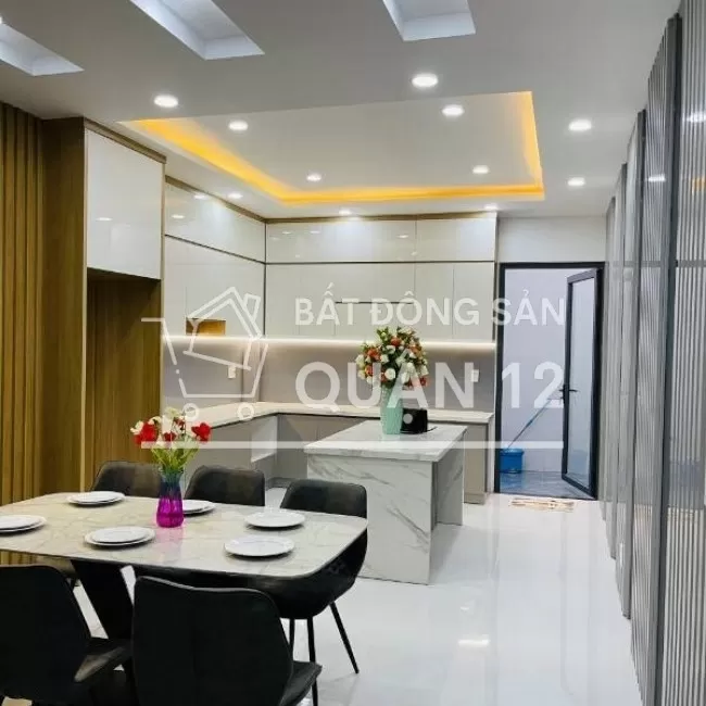 Hẻm xe hơi cách Hà Huy Giáp 100m nhà 5 tầng có thang máy sổ hồng riêng