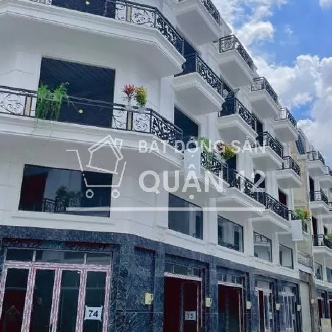 NHÀ Q12 GẦN DT 60m2 PHÁP LÝ HOÀN CHỈNH NGÂN HÀNG HỔ TRỢ 70%