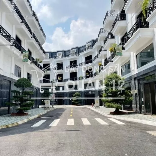 Nhà Phố Cao Cấp Quận 12, SHR, trả trước 30% nhận nhà, ngân hàng .75%