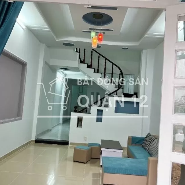 Nhà 1 trệt 1 lầu , diện tích 4 x 17 m2 , đường TX 33 hẻm xe hơi 6m. .
