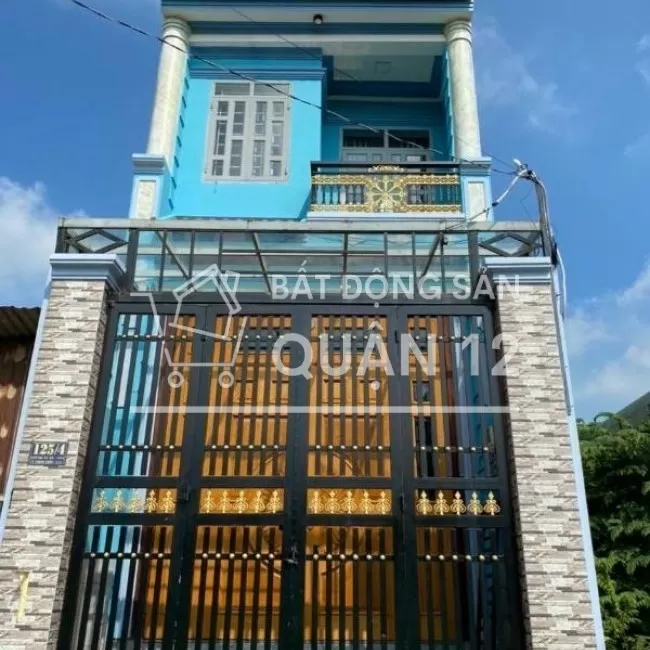 Bán nhà 4x16 2 lầu Ngay chợ Thạnh Xuân hẻm 6m