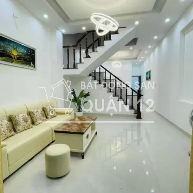 Nhà shr q12 -hẻm xe hơi 6m - mới xây thiết kế kỷ lưỡng
