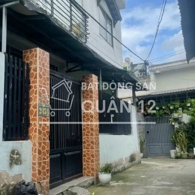 Nhà chính chủ SHR Vay bank 2.98 Tỷ quận 12 Hẻm 4m 