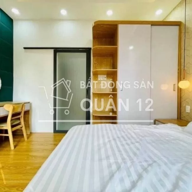 Nhà hẻm 5m - shr- 4PN - nở hậu ngang 4m
