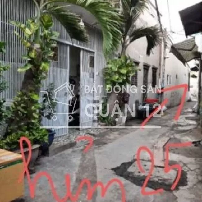 Bán nhà q12, đối diện hãng bia tiger