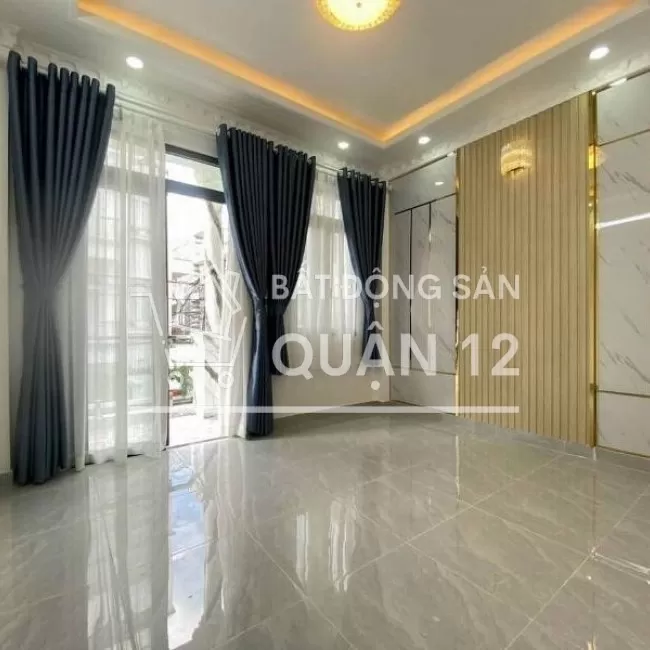 Nhà mới xây - đường lớn trải nhựa - shr - 4PN Q12