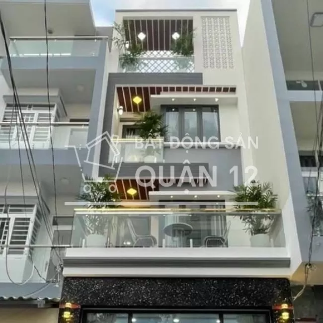 Nhà hiệp thành q12 - 4PN - shr - hẻm xe hơi