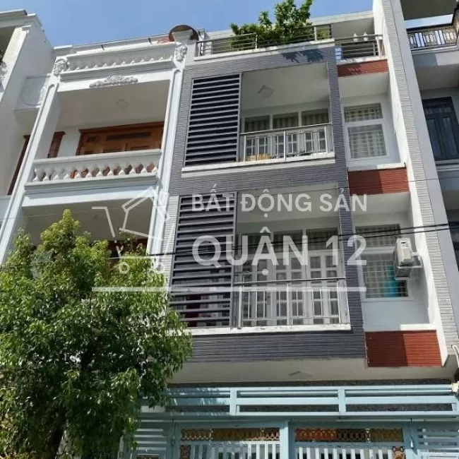 NHà riêng quận 12- shr hoàn công- 4PN - hẻm xe tải