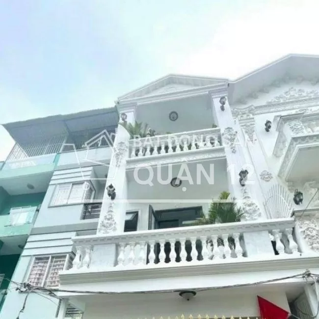Nhà 4 PN - hẻm 7m - NGuyễn Ảnh Thủ q12- shr hoàn công