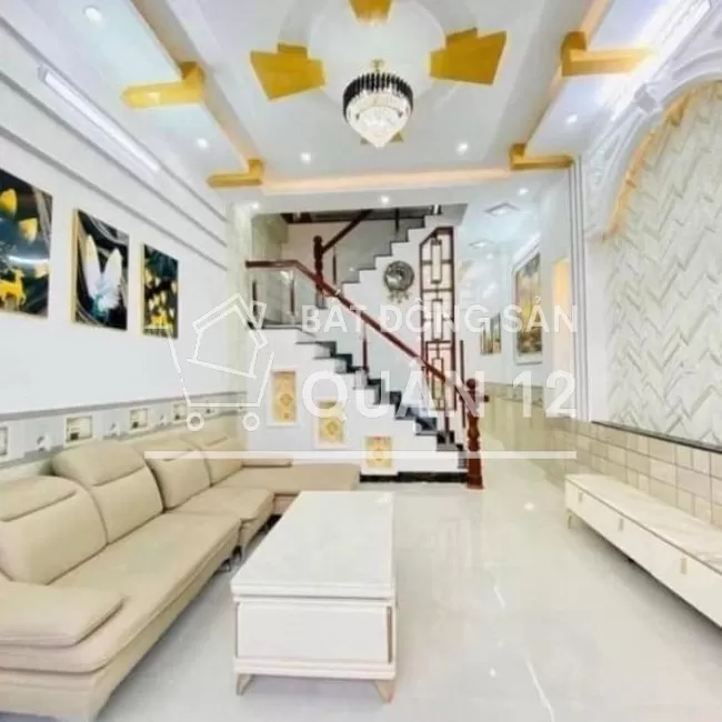 Nhà 4 PN - hẻm 7m - NGuyễn Ảnh Thủ q12- shr hoàn công