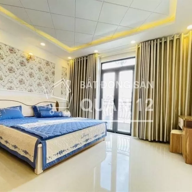 Nhà riêng quận 12- mới xây- đường lớn trải nhựa - 4PN - 50m2