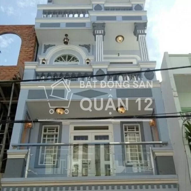 Nhà oto đậu cửa q12- 4PN- SHR- rộng rãi