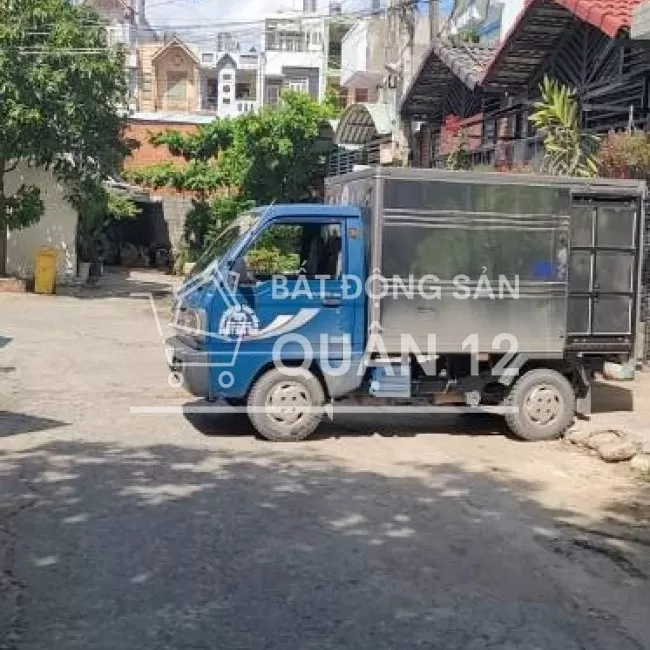 BÁN ĐẤT TẶNG NHÀ, NGUYỄN ẢNH THỦ,Q12,60M, HẺM TẢI QUAY ĐẦU.NHỈNH 3 TỶ