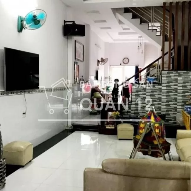 NHÀ 2 MẶT TIỀN  HIỆP THÀNH, QUẬN 12 (2 CĂN LIỀN KỀ) SỔ HỒNG VUÔNG VỨT 