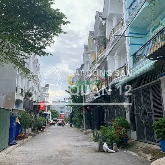 Nhà shr q12 - hẻm  oto đậu cửa - mới xây hoàn thiện