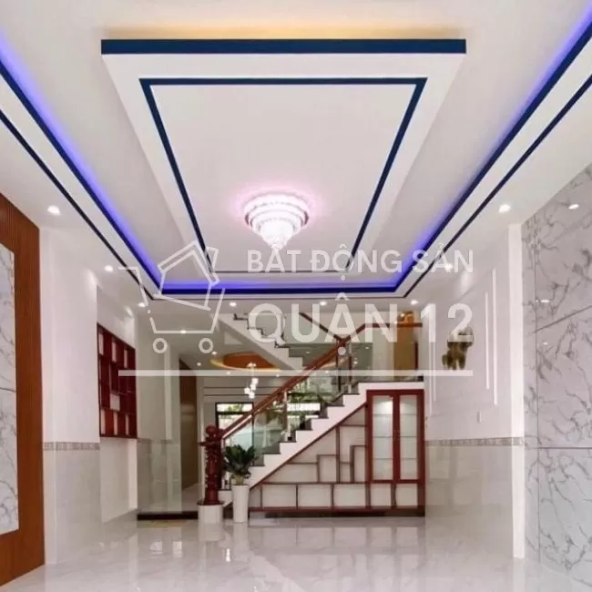 Nhà shr q12 - hẻm  oto đậu cửa - mới xây hoàn thiện
