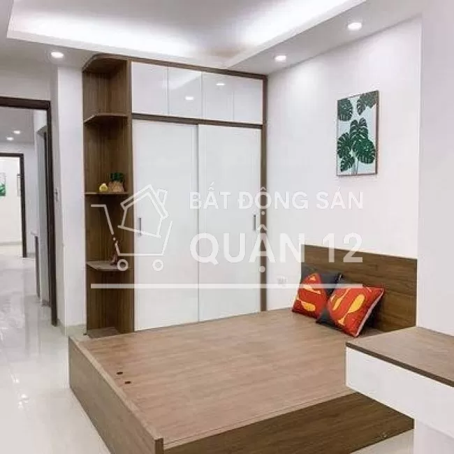 Nhà shr q12 - hẻm  oto đậu cửa - mới xây hoàn thiện