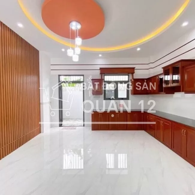 Nhà shr q12 - hẻm  oto đậu cửa - mới xây hoàn thiện