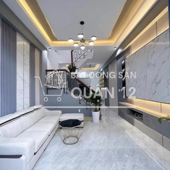 Nhà Nguyễn Thị Đặng quận 12-hẻm 6m -4PN- 1T98 TL
