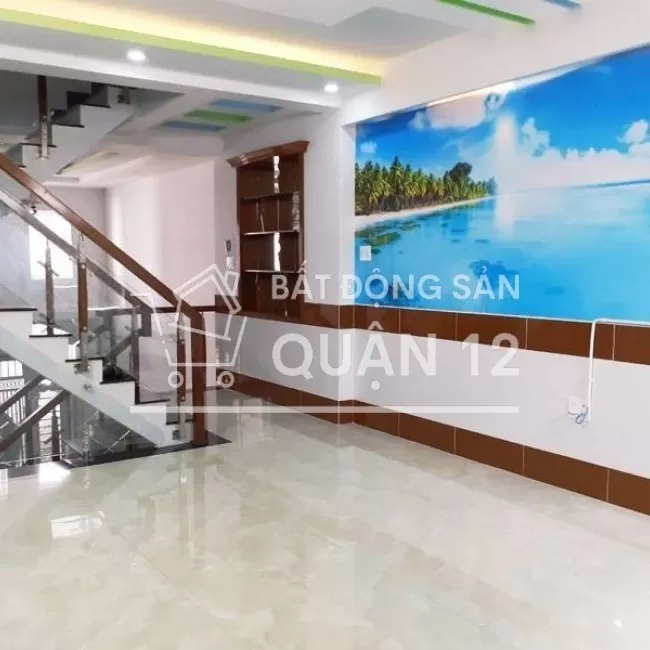 Chính chủ bán nhà, HXH, 4 tầng, giá 5,25 tỷ. QL1A, Thạnh Lộc, Quận 12.