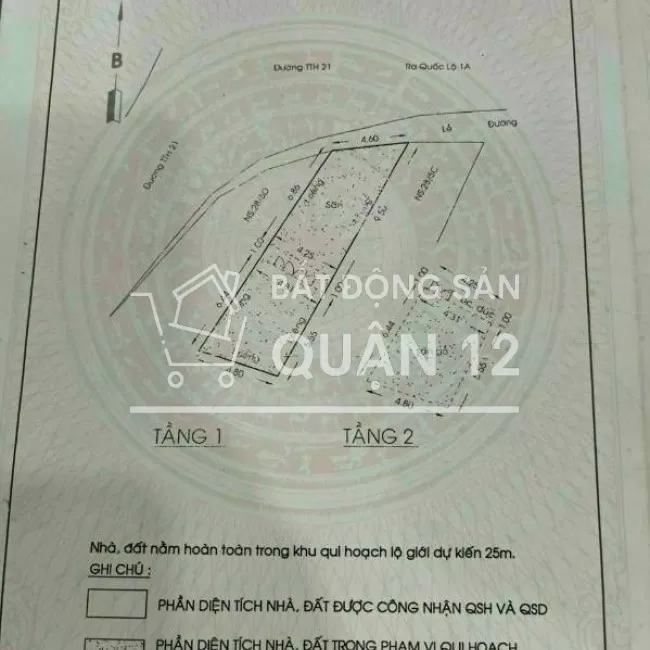 Bán gấp nhà mặt tiền chợ tự phát TTH 21 Quận 12, 4x16, 2 phòng, 3,55tỷ