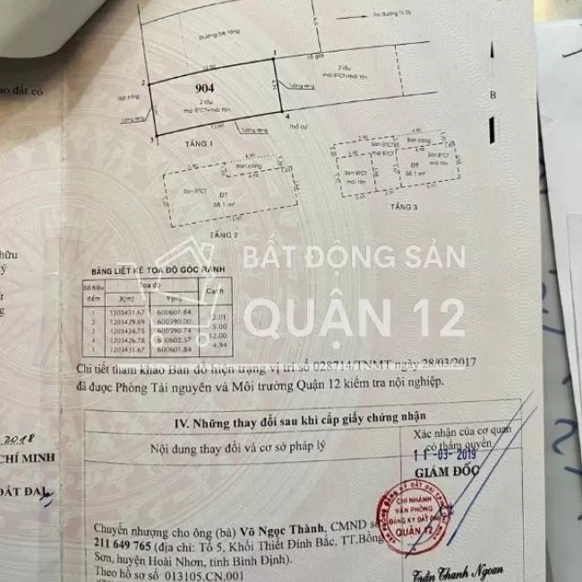 Bán gấp nhà Thạnh Xuân khu 19 căn, Quận 12, dân cư yên tĩnh, nhựa 6m