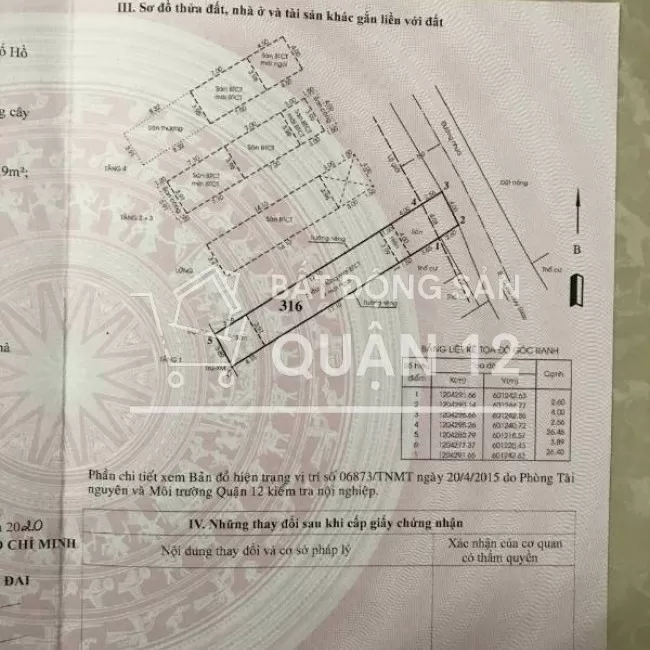 Chính chủ bán gấp nhà Mặt tiền đường TX 38, P.Thạnh Xuân, Quận 12