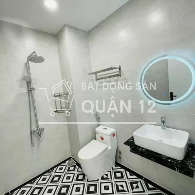Nhà hẻm xe tải đổ cửa- shr- 4PN - 45m2