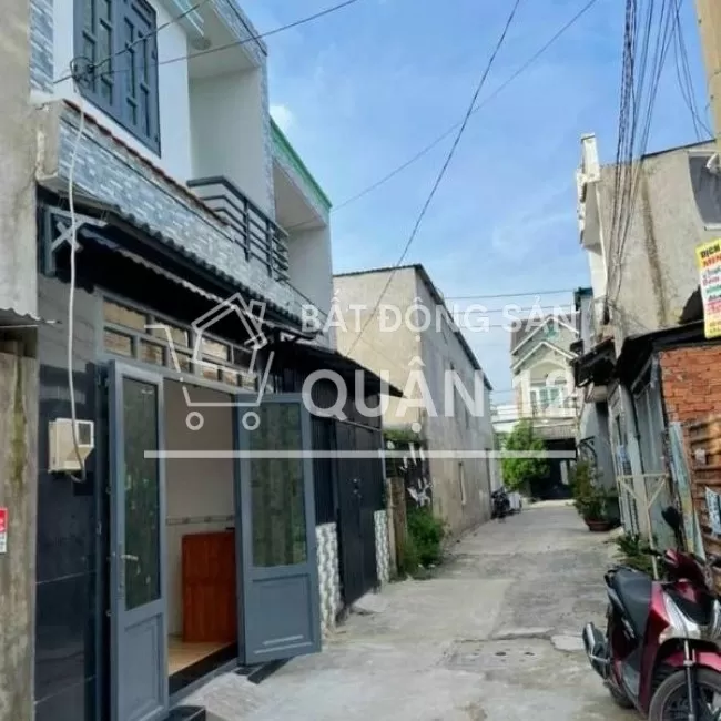 BÁN GẤP NHÀ 1 TRỆT 1 LẦU, THẠNH LỘC QUẬN 12, SHR, 3,2 TỶ, BAO SANG TÊN